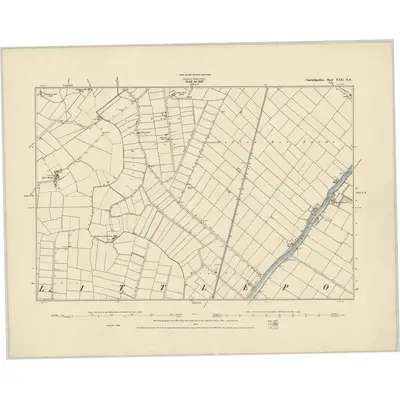 1886 Map of Cambridgeshire XXII.NE