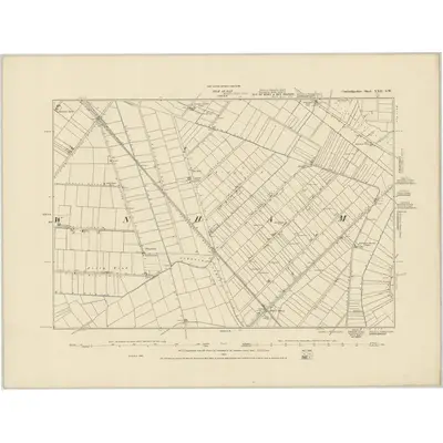 1886 Map of Cambridgeshire XXII.SW