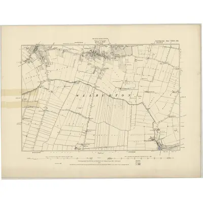 1887 Map of Cambridgeshire XXIX.SE