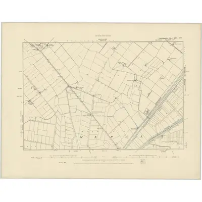 1886 Map of Cambridgeshire XXV.NW