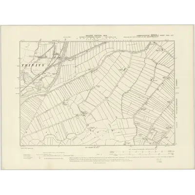 1901 Map of Cambridgeshire XXVI.SE, 1903 Print