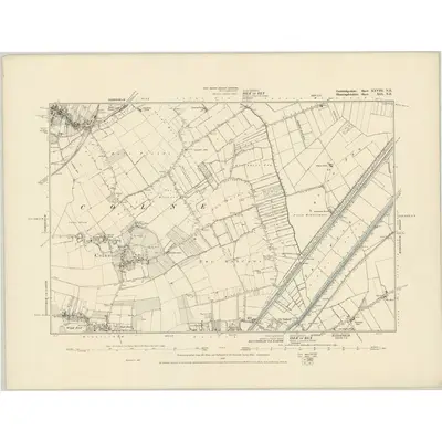 1887 Map of Cambridgeshire XXVIII.NE