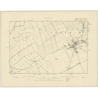 1886 Map of Cambridgeshire XXXI.SW