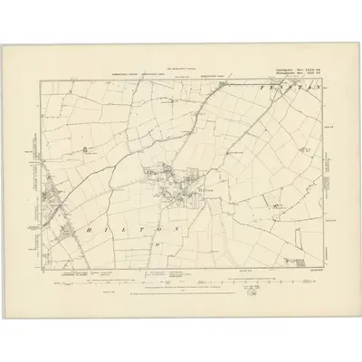 1887 Map of Cambridgeshire XXXII.SE