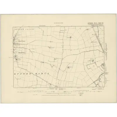 1887 Map of Cambridgeshire XXXII.SW