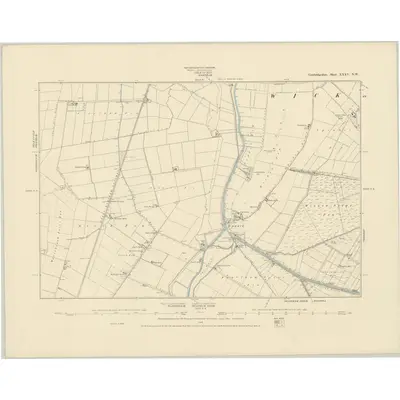 1886 Map of Cambridgeshire XXXV.NW