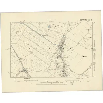 1886 Map of Cambridgeshire XXXV.SE