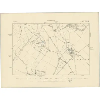1884 Map of Cambridgeshire XXXVI.SW