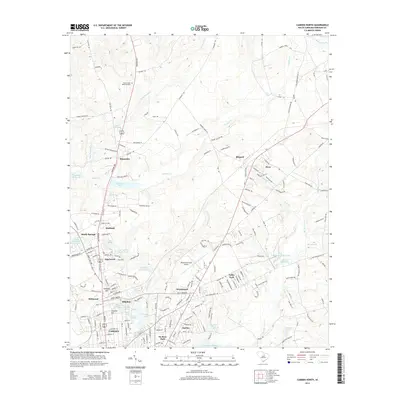 2014 Map of Camden North, 2014 Print