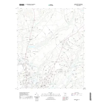2020 Map of Camden North, 2020 Print