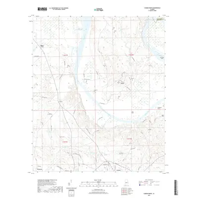 2018 Map of Camden North, 2018 Print
