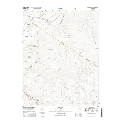 2014 Map of Camden On Gauley, 2014 Print