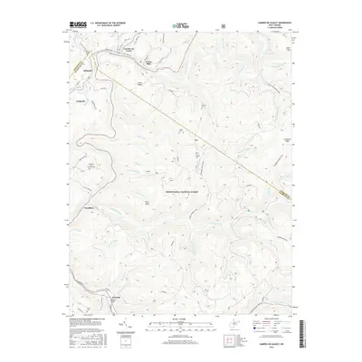 2016 Map of Camden On Gauley, 2016 Print