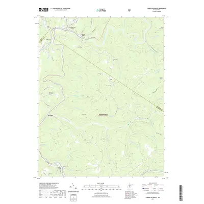 2019 Map of Camden On Gauley, 2019 Print