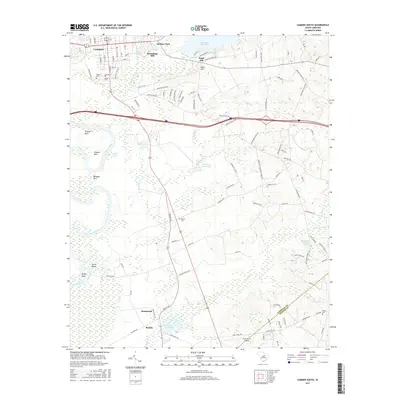 2017 Map of Camden South, 2017 Print