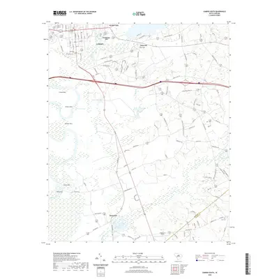 2020 Map of Camden South, 2020 Print