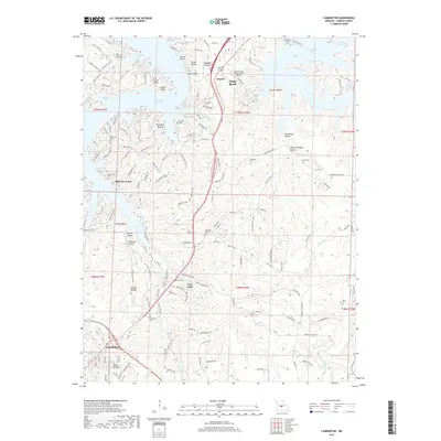 2017 Map of Camdenton, 2017 Print