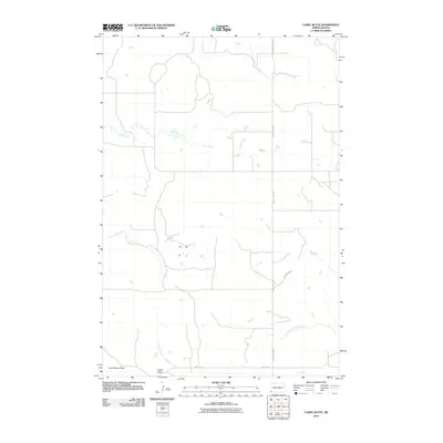 2011 Map of Camel Butte, 2011 Print
