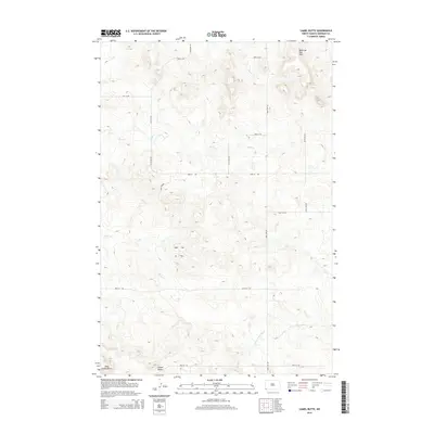 2014 Map of Camel Butte, 2014 Print