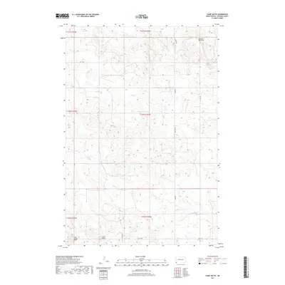 2017 Map of Camel Butte, 2017 Print