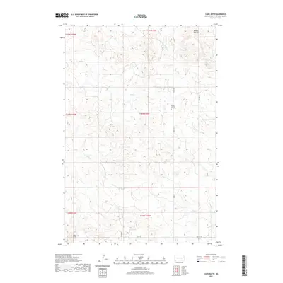 2020 Map of Camel Butte, 2020 Print