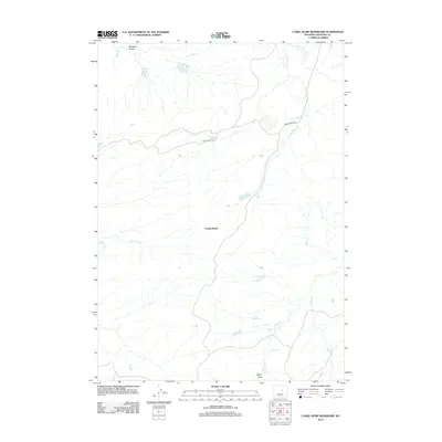 2012 Map of Camel Hump Reservoir, 2012 Print