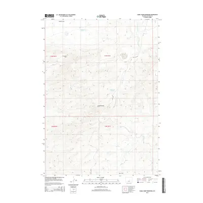 2015 Map of Camel Hump Reservoir, 2015 Print