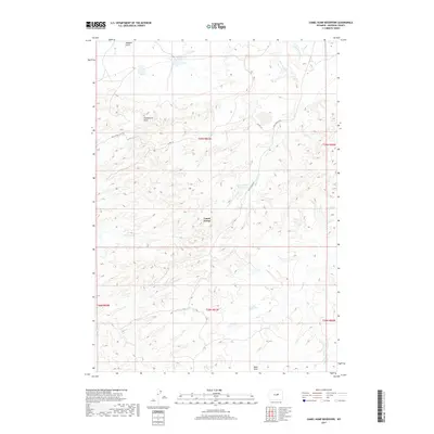 2017 Map of Camel Hump Reservoir, 2017 Print