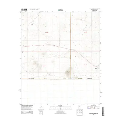 2013 Map of Camel Mountain, 2013 Print