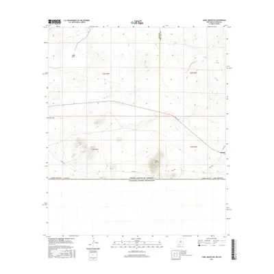 2017 Map of Camel Mountain, 2017 Print