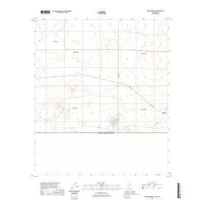 2020 Map of Camel Mountain, 2020 Print