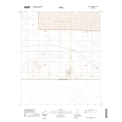 2023 Map of Camel Mountain, 2023 Print