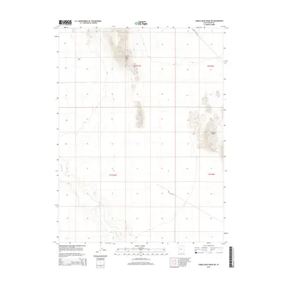 2014 Map of Camels Back Ridge SW, 2014 Print
