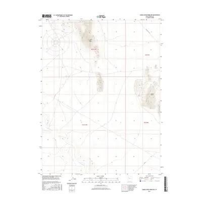 2017 Map of Camels Back Ridge SW, 2017 Print