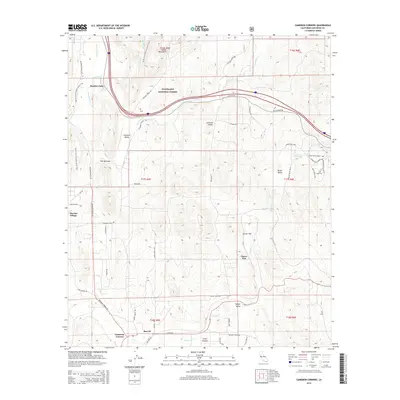 2015 Map of Cameron Corners, 2015 Print