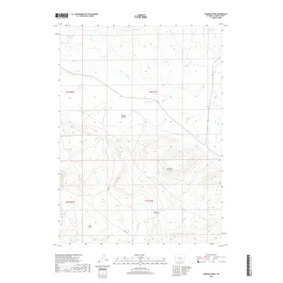 2018 Map of Cameron Creek, 2018 Print