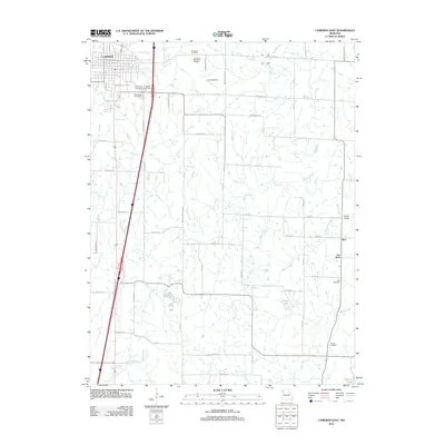 2012 Map of Cameron East, 2012 Print