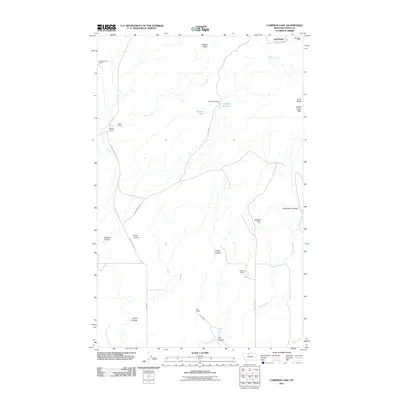 2011 Map of Cameron Lake, 2011 Print