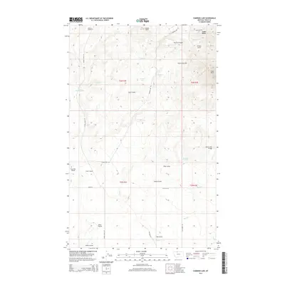 2014 Map of Cameron Lake, 2014 Print