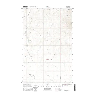 2017 Map of Cameron Lake, 2017 Print