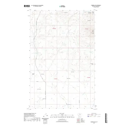 2020 Map of Cameron Lake, 2020 Print