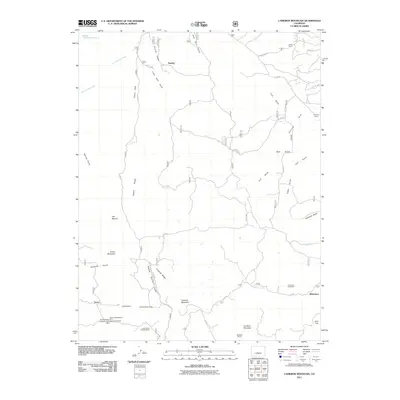 2011 Map of Cameron Mountain, 2011 Print