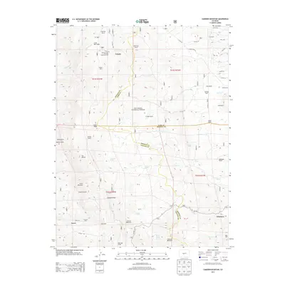 2013 Map of Cameron Mountain, 2013 Print