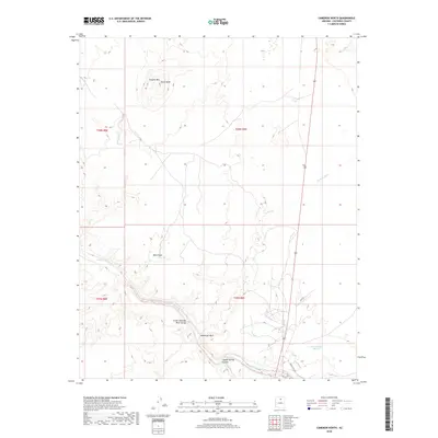 2018 Map of Cameron North, 2018 Print