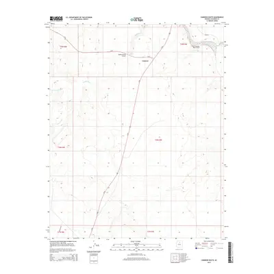 2014 Map of Cameron South, 2014 Print