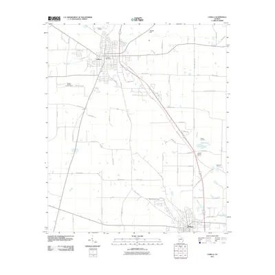 2011 Map of Camilla, 2011 Print