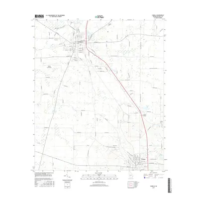 2017 Map of Camilla, 2017 Print