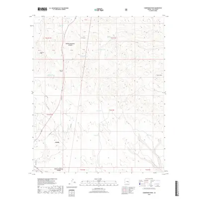 2018 Map of Cammerman Wash, 2018 Print