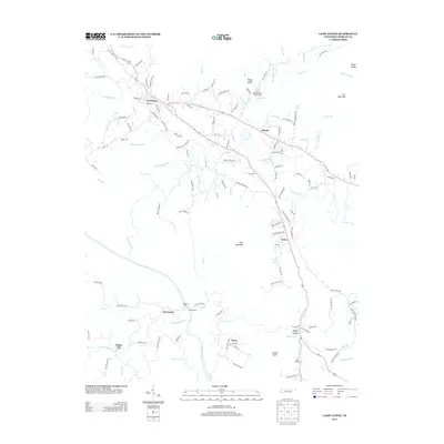 2013 Map of Camp Austin, 2013 Print