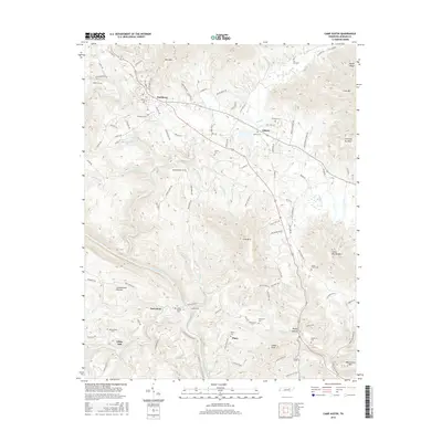 2016 Map of Camp Austin, 2016 Print